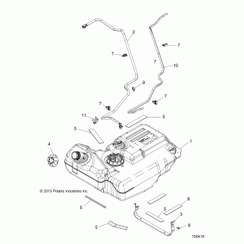 BODY, FUEL TANK - Z17VBE99AR/AL/AE (700418)