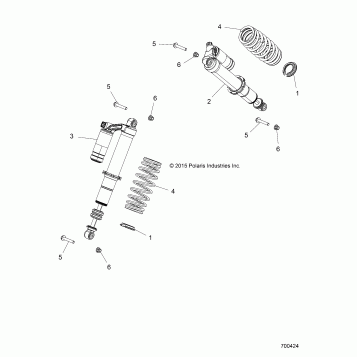 SUSPENSION, FRONT SHOCK MOUNTING - Z16VBE99AK/AW/AB (700424)