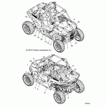 BODY, DECALS - Z16VDE92AE/AH/AV (700432)
