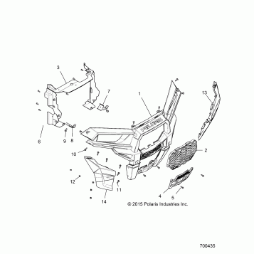 BODY, FRONT BUMPER - Z16VDE92AE/AH/AV/AS/AW/N8 (700435)