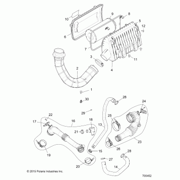ENGINE, AIR INTAKE SYSTEM - Z17VFE92AK/AM/AB (700452)