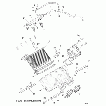ENGINE, AIR INTAKE MANIFOLD - Z20P4L92AG/AP/LG (700462)
