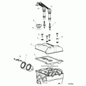 ENGINE, THROTTLE BODY AND VALVE COVER - Z17VFE92AK/AM/AB (700468)