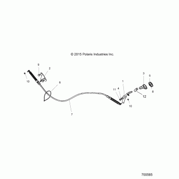 DRIVE TRAIN, GEAR SELECTOR - Z15VDE99AT/AL/AV/AW/LP/EW/AO/AP/AZ/NV/NW/K99AA/AU (700585)