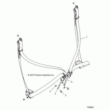 BODY, SEAT BELT MOUNTING - Z16VDE92AE/AH/AV/AS/AW/N8 (700600)