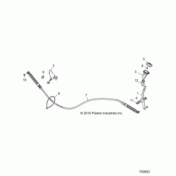 DRIVE TRAIN, GEAR SELECTOR - Z17VFE92AK/AM/AB (700603)