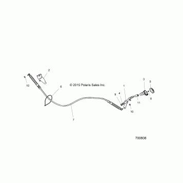 DRIVE TRAIN, GEAR SELECTOR - Z19VBE99AM/BM/LM (700608)