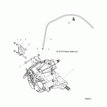DRIVE TRAIN, MAIN GEARCASE MOUNTING - Z16VA87 ALL OPTIONS (49RGRTRANSMTG14RZR1000)