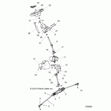STEERING, POWER STEERING ASM. - Z17VFE99AM/AW/LW/AP/M99AB (701192)