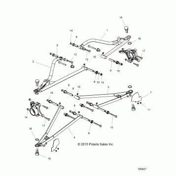 SUSPENSION, FRONT CONTROL ARMS - Z16VDE99AF/AM/LM/AS/M99AM (700627)