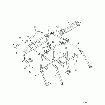 CHASSIS, CAB FRAME - Z17VFE92AK/AM/AB (700679)