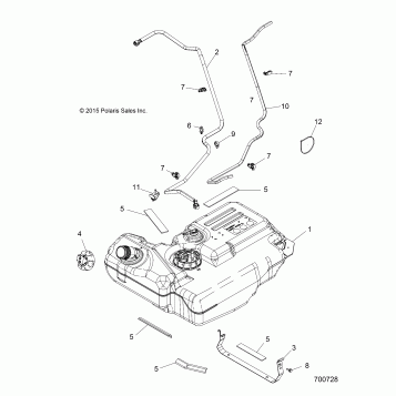 BODY, FUEL TANK - Z16VA87 ALL OPTIONS (49RGRFUEL15RZR900)