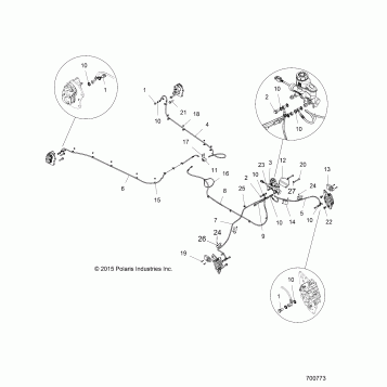 BRAKES, BRAKE LINES AND MASTER CYLINDER - Z17VFE92AK/AM/AB (700773)