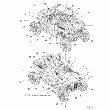 BODY, DECALS - Z16VDE92AS/AW/N8 (700781)