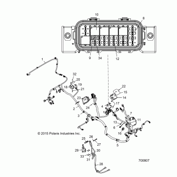 ELECTRICAL, WIRE HARNESS - Z16VFM99AM (700807)