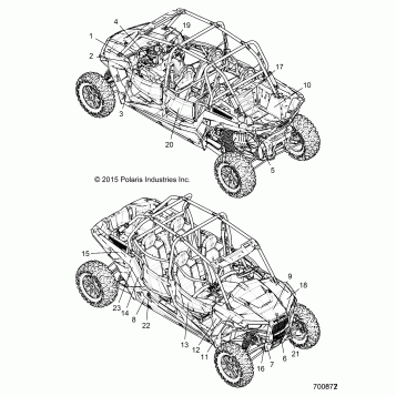 BODY, DECALS - Z16VFE92AE/AH/AS/AW (700872)