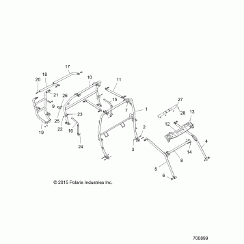 CHASSIS, CAB FRAME - Z16VCE87AB/AR/AE/AS (700899)