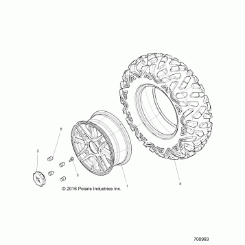 WHEELS, FRONT - Z16VDE92AE/AH/AV/AS/AW/N8 (700993)