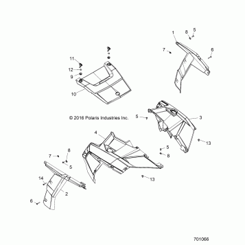 BODY, HOOD AND FRONT BODY WORK - Z17VA/E/X87 ALL OPTIONS (701066)
