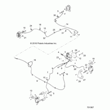 BRAKES, BRAKE LINES AND MASTER CYLINDER - Z17VA/E/X87 ALL OPTIONS (701067)