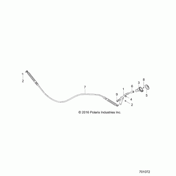 DRIVE TRAIN, GEAR SELECTOR - Z19VBA87A2/E87AG/AK/LG (701072)
