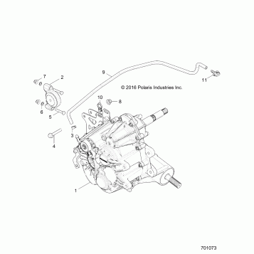 DRIVE TRAIN, MAIN GEARCASE MOUNTING - Z17VA/E/X87 ALL OPTIONS (701073)
