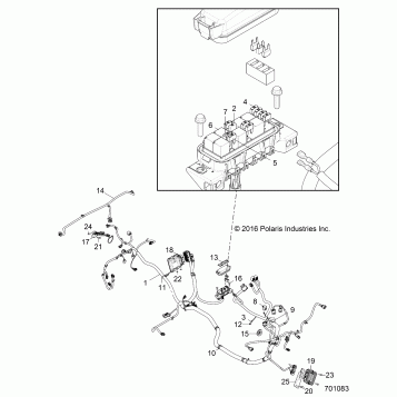 ELECTRICAL, WIRE HARNESS - Z17VAA87AB/E87AK (701083)