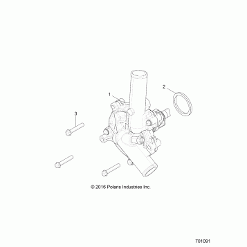 ENGINE, COOLING, WATERPUMP - Z19VBA87A2/E87AG/AK/LG (701091)