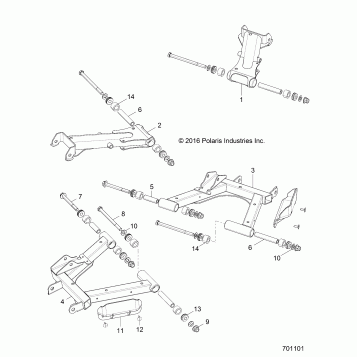 SUSPENSION, REAR CONTROL ARMS - Z19VBE99AM/BM/LM (701101)