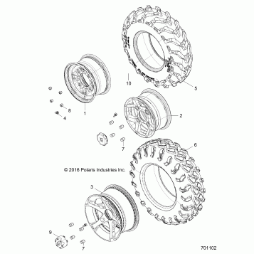 WHEELS, FRONT - Z17VA/E/X87 ALL OPTIONS (701102)