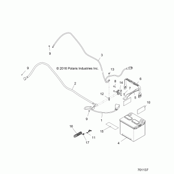 ELECTRICAL, BATTERY - Z17VBA87A2/E87AB/AK/AM/LK (701137)