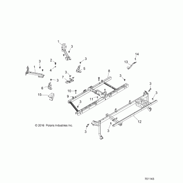 CHASSIS, MAIN FRAME MOUNTS - Z19VBE99AM/BM/LM (701143)