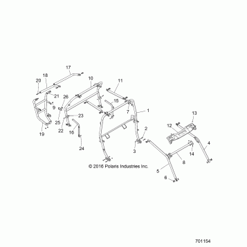 CHASSIS, CAB FRAME - Z19VCE99AM (700899)