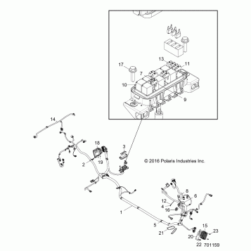 ELECTRICAL, WIRE HARNESS - Z17VCE87AB/AK/AM (701159)