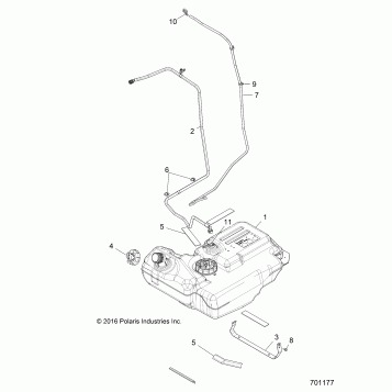 BODY, FUEL TANK - Z17VFE99AM/AW/LW/AP/M99AB (701177)
