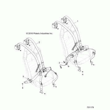 BODY, SEAT BELT MOUNTING - Z20NAR99AZ/BZ (701179)