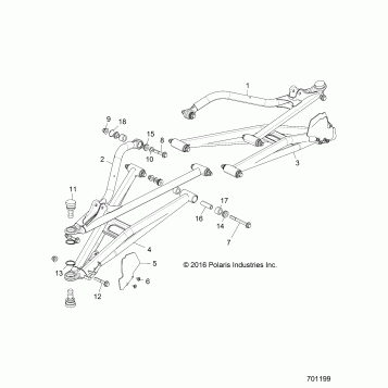 SUSPENSION, FRONT CONTROL ARMS - Z20NAE99AC/AL/AN/BC/BL/BN/LL/K99AF/AK/BF/BK/M99AL/R99AZ/BZ (701199)
