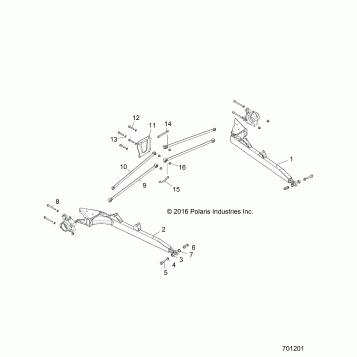 SUSPENSION, REAR CONTROL ARMS - Z20NAE99AC/AL/AN/BC/BL/BN/LL/K99AF/AK/BF/BK/M99AL/R99AZ/BZ (701201)