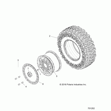 WHEELS, FRONT - Z20NAR99AZ/BZ (701202)