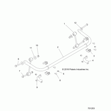 SUSPENSION, STABILIZER BAR, REAR - Z20NAE99AC/AL/AN/BC/BL/BN/LL/K99AF/AK/BF/BK/M99AL/R99AZ/BZ (701203)
