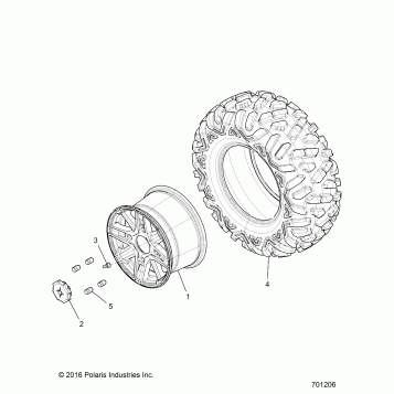 WHEELS, REAR - Z20NAE99AC/AL/AN/BC/BL/BN/LL/K99AF/AK/BF/BK/M99AL (701206)
