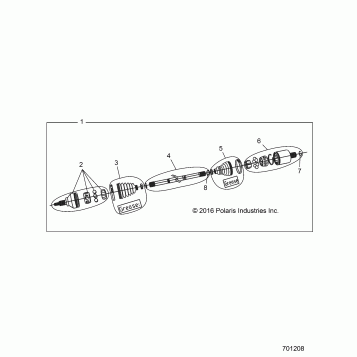 DRIVE TRAIN, FRONT HALF SHAFT - Z20NAE99AC/AL/AN/BC/BL/BN/LL/K99AF/AK/BF/BK (701208)