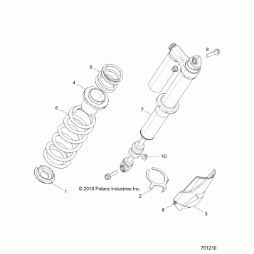 SUSPENSION, REAR SHOCK MOUNTING - Z20NAE99AC/AL/AN/BC/BL/BN/LL/K99AF/AK/BF/BK/M99AL/R99AZ/BZ (701210)
