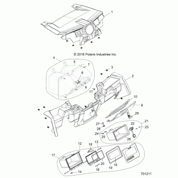BODY, DASH AND GLOVEBOX - Z17VFE99AM/AW/LW/AP/M99AB (701211)