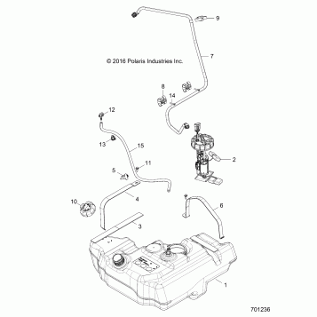 BODY, FUEL TANK - Z17VHA57A2/E57AU (701236)