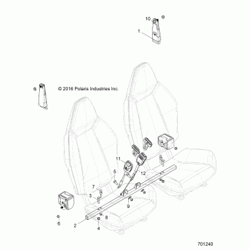 BODY, SEAT MOUNTING and BELTS - Z17VHA57A2/E57AU (701240)