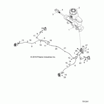BRAKES, BRAKE LINES and MASTER CYLINDER - Z17VHA57A2/E57AU (701241)
