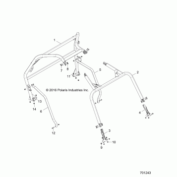 CHASSIS, CAB FRAME - Z17VHA57A2/E57AU (701243)