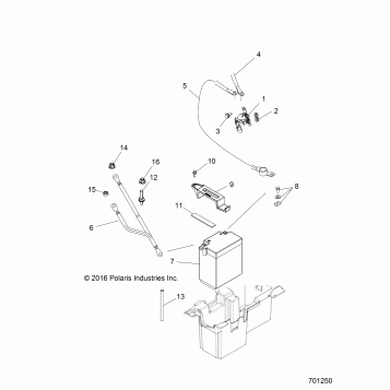 ELECTRICAL, BATTERY - Z17VHA57A2/E57AU (701250)