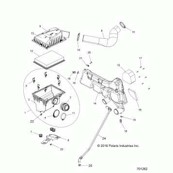 ENGINE, AIR INTAKE SYSTEM - Z17VHA57A2/E57AU (701262)